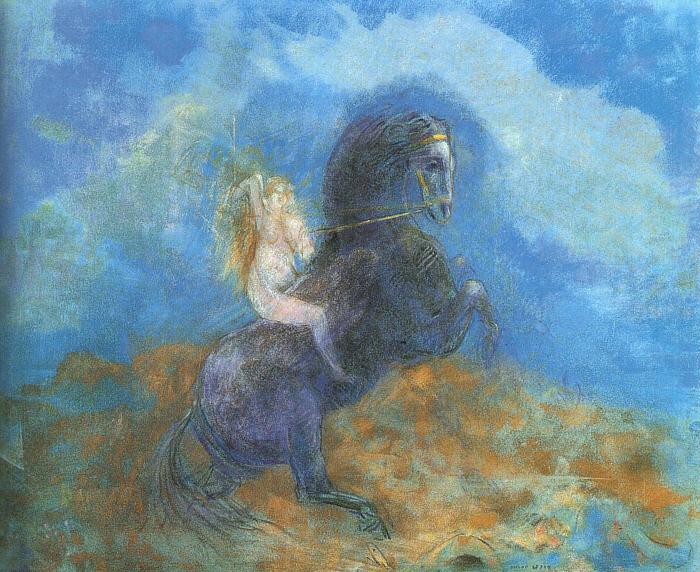 Odilon Redon The Valkyrie China oil painting art